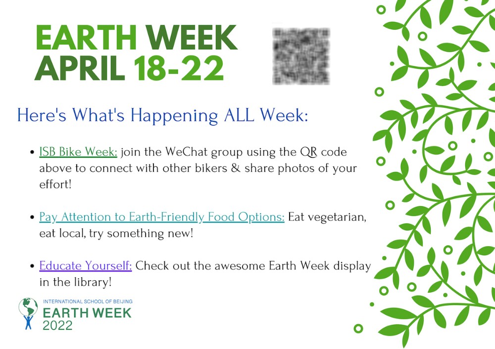 Earth Week All School graphic 1,200 blurred